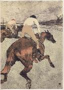 Henri  Toulouse-Lautrec The Jockey oil
